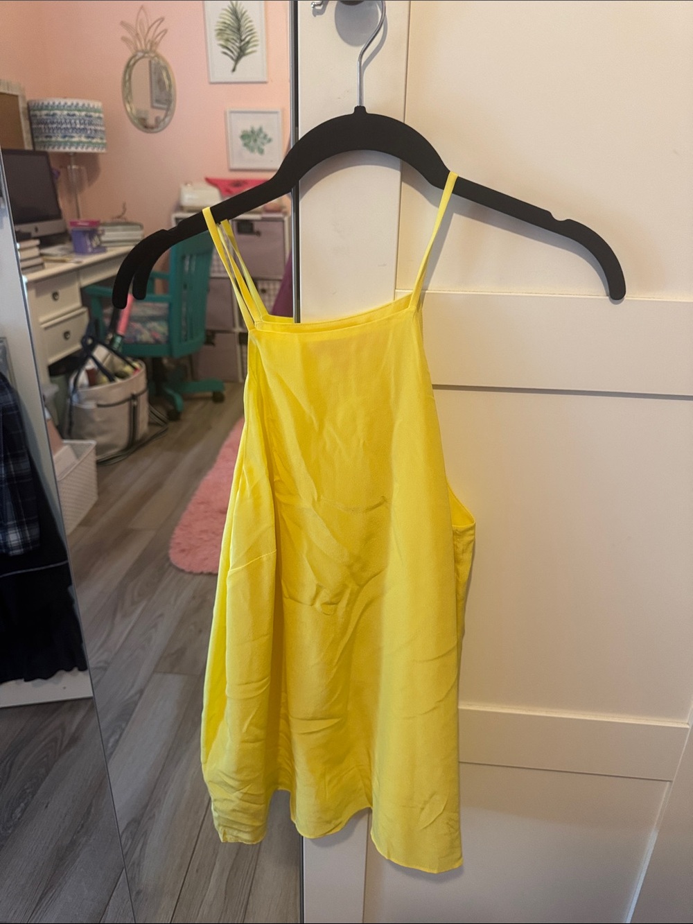 Lilly Pulitzer Bright Yellow Spaghetti-Strap Camisole